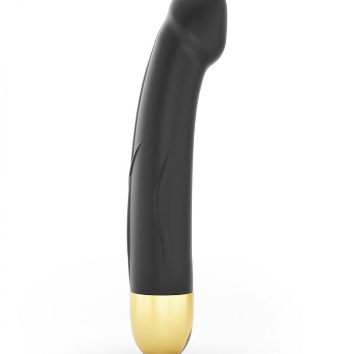 vibrator met realistisch design zwart, M , oplaadbaar