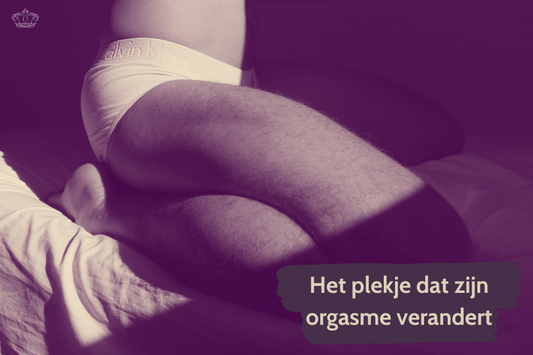 Illustratie die het perineum aanwijst, het gebied tussen de balzak en de anus