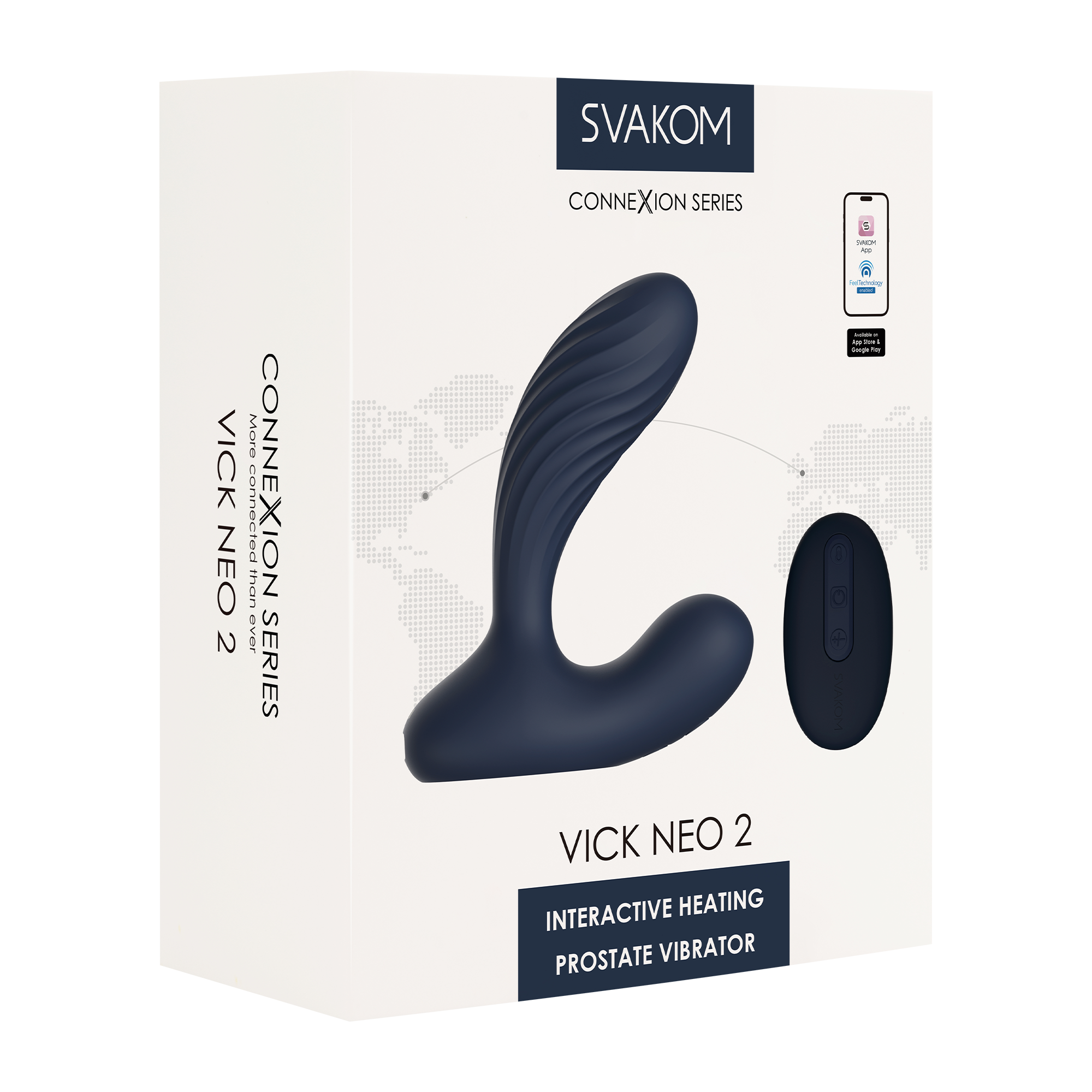Svakom Vick Neo 2 prostaat vibrator navy blauw - afbeelding 6