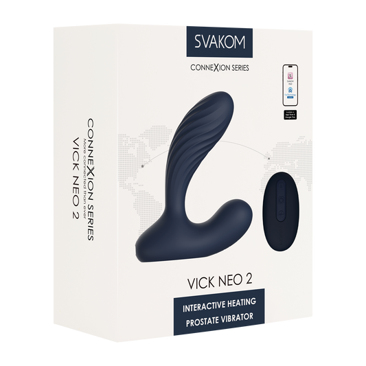 Svakom Vick Neo 2 prostaat vibrator navy blauw - afbeelding 6