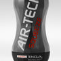 Tenga Air Tech Squeeze Strong zwart vooraanzicht in zandloper-vorm