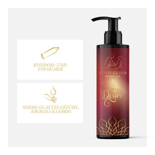 BodyGliss Cherry Desire Massageolie en Glijmiddel 150 ml