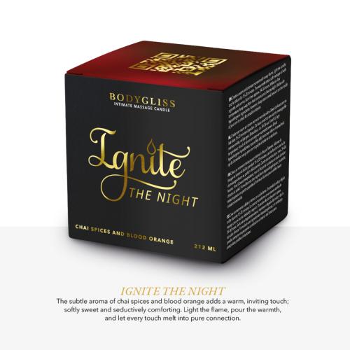 BodyGliss Intimate Massage Candle Ignite the Night