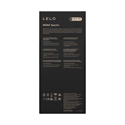 LELO Mona Spectra: wellnessmassager met roodlicht