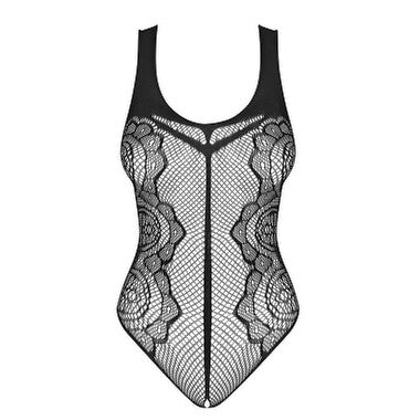 Obsessive B335 zwarte visnet body