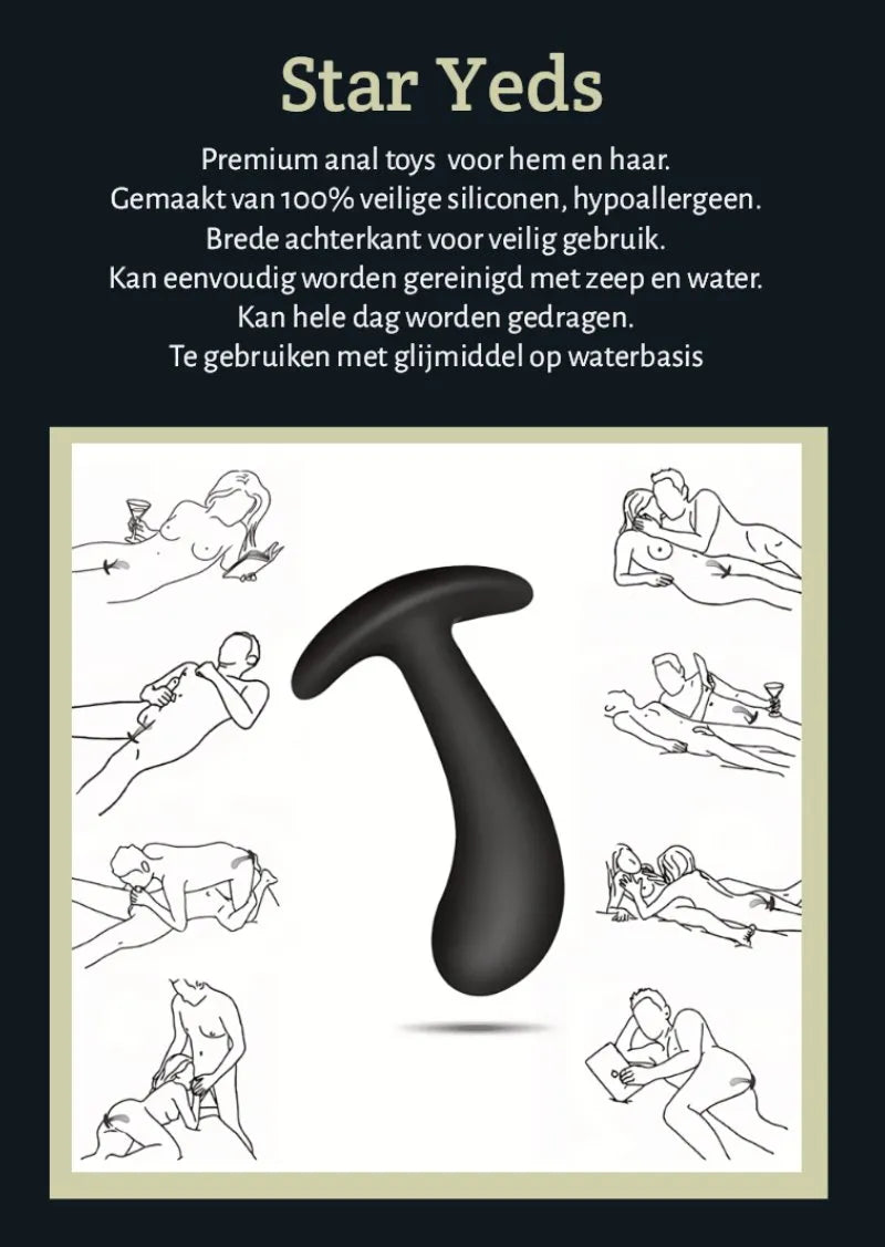 Star Yed 1 buttplug voor beginners