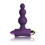 Petite Sensations Bubble buttplug in het paars, met kralenvorm en gouden bullet