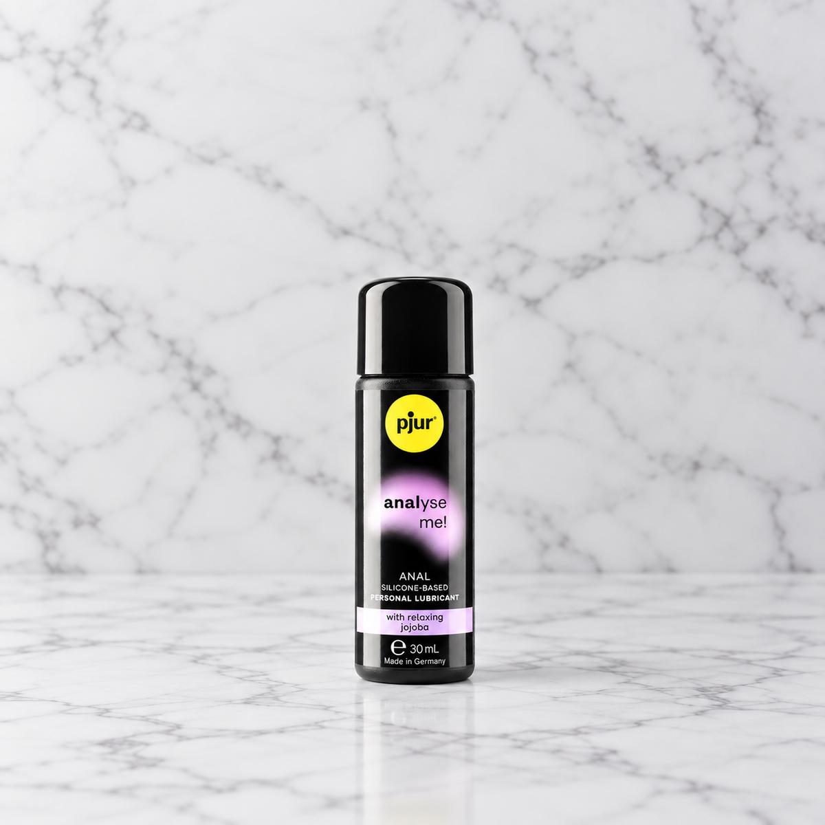 Pjur Analyse Me anaal glijmiddel op siliconenbasis met relaxing jojoba, zwarte fles 30 ml, Made in Germany