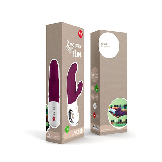 Zwarte Tarzan vibrator van Fun Factory in vooraanzicht op witte achtergrond