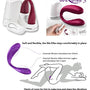 We-Vibe 3 paarse C-vormige koppelvibrator met draadloze afstandsbediening