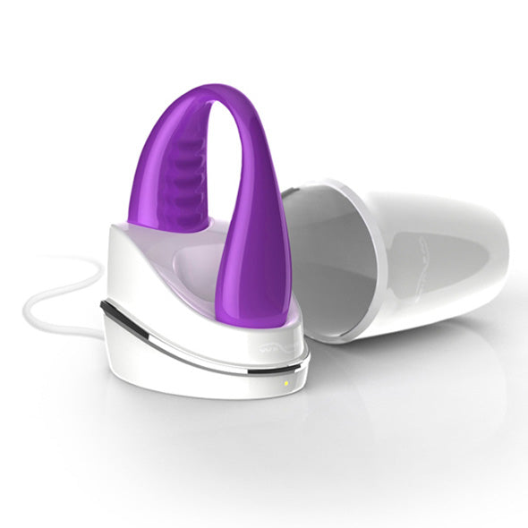 We-Vibe 3 duo vibrator in paars met oplaadstation en beschermkap