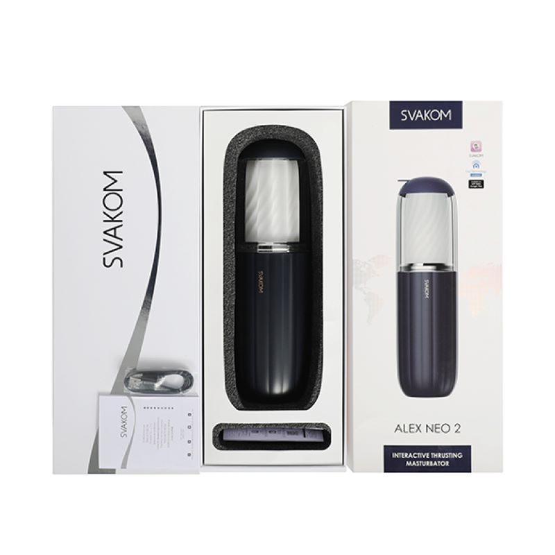 Svakom Alex Neo 2 - Interactieve Thrusting Masturbator met App