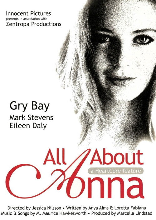 DVD-hoes All About Anna, een HeartCore film met Gry Bay, door Zentropa Productions