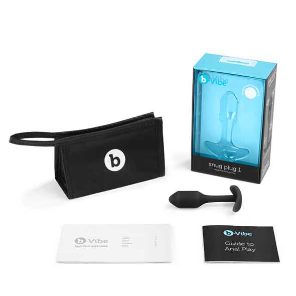 Inhoud van de doos: plug, reistasje, handleiding en gids, Snug Plug van b-Vibe