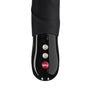 Close-up bedieningspaneel Big Boss met FUN-knop en chromen ring op zwart handvat