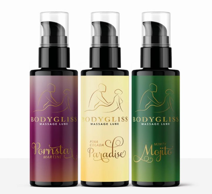 BodyGliss Travel Edition 3-pack Tropical Temptation - Pornstar Martini, Pina Colada, Minty Mojito