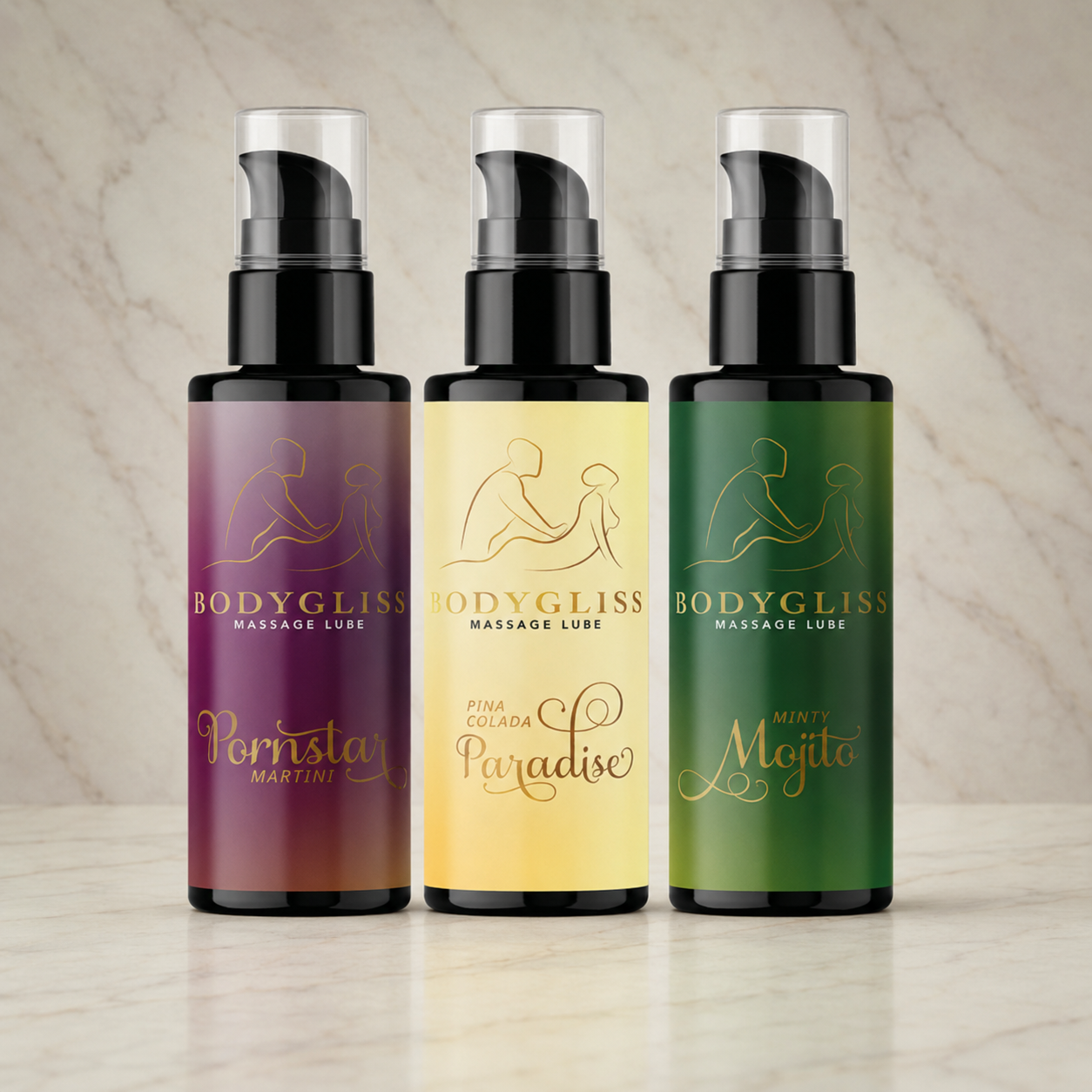 BodyGliss Travel Edition 3-pack - Tropical Temptation