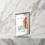 Dvd-hoes Cabaret Desire rechtop op een marmeren plank, film van Erika Lust