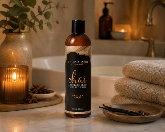 Chai Aromatherapie Massageolie van Intimate Earth, 120 ml