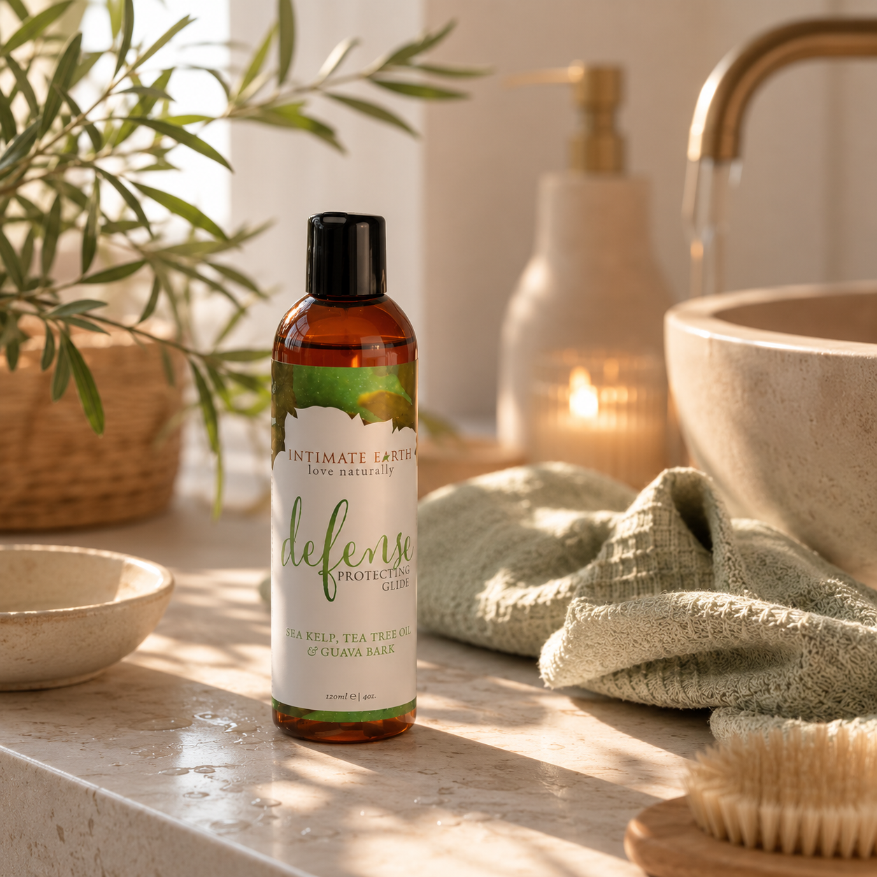 Intimate Earth Defence: natuurlijk beschermend glijmiddel waterbasis (240 ml)