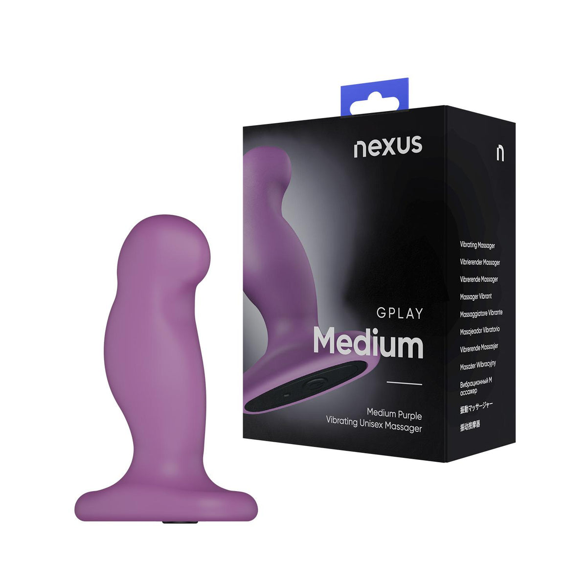 Nexus G-Play+ Medium in paars met verpakking
