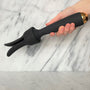 Emma Neo Wand vibrator met verwisselbaar rabbit-opzetstuk in zwart siliconen