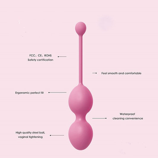 Femme Advanced kegeltrainingsset van De Paarse Keizerin op witte achtergrond, complete set voor gevorderde spiertraining