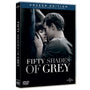 Fifty Shades of Grey DVD van De Paarse Keizerin op witte achtergrond, romantische film voor volwassenen