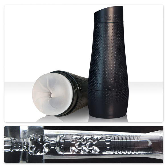 Fleshlight Flight Pilot discreet intiem speeltje van De Paarse Keizerin op witte achtergrond