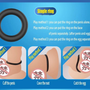 Chinese Cockring Set enkele ring met drie draagmethoden uitgelegd