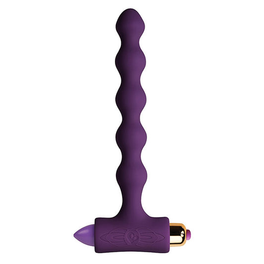 Zijaanzicht van Sensations Pearls analbeads met meerdere stimulerende bolletjes