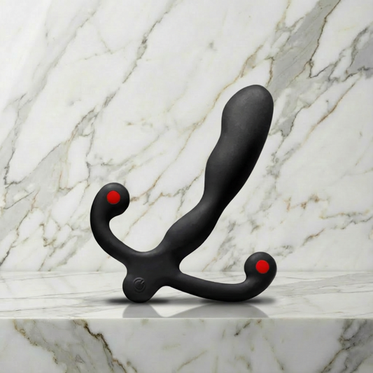 Helix Syn V Aneros vibrerende prostaat massager vooraanzicht op witte achtergrond