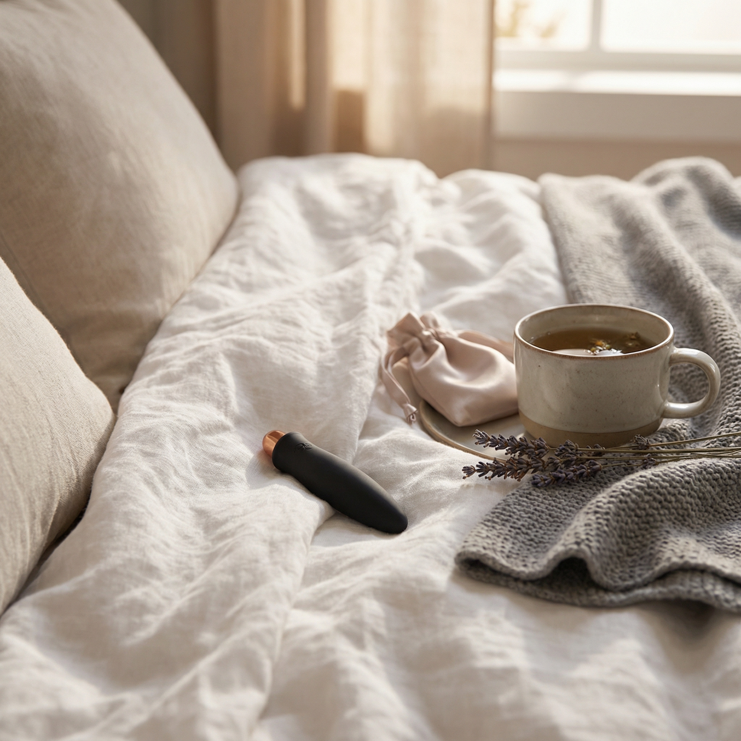 Rocks-Off Slinky verpakking met productinformatie en accessoires