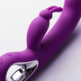 Black and Pink Beauty rabbit vibrator met verpakking en specificaties
