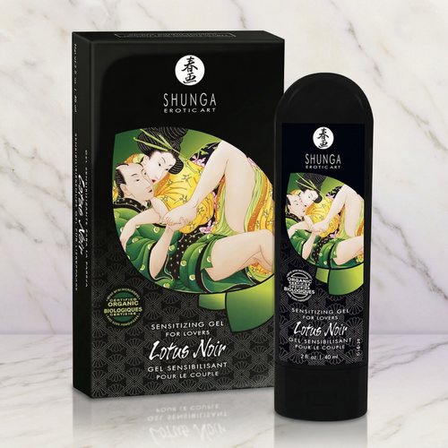 Shunga Lotus Noir - Stimulerende gel voor Hem en Haar