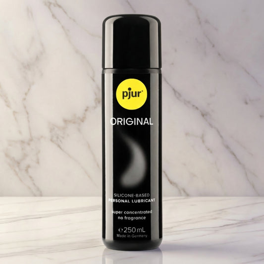 Pjur Original siliconenbasis glijmiddel 250ml zwarte fles, supergeconcentreerd, geurvrij, Made in Germany