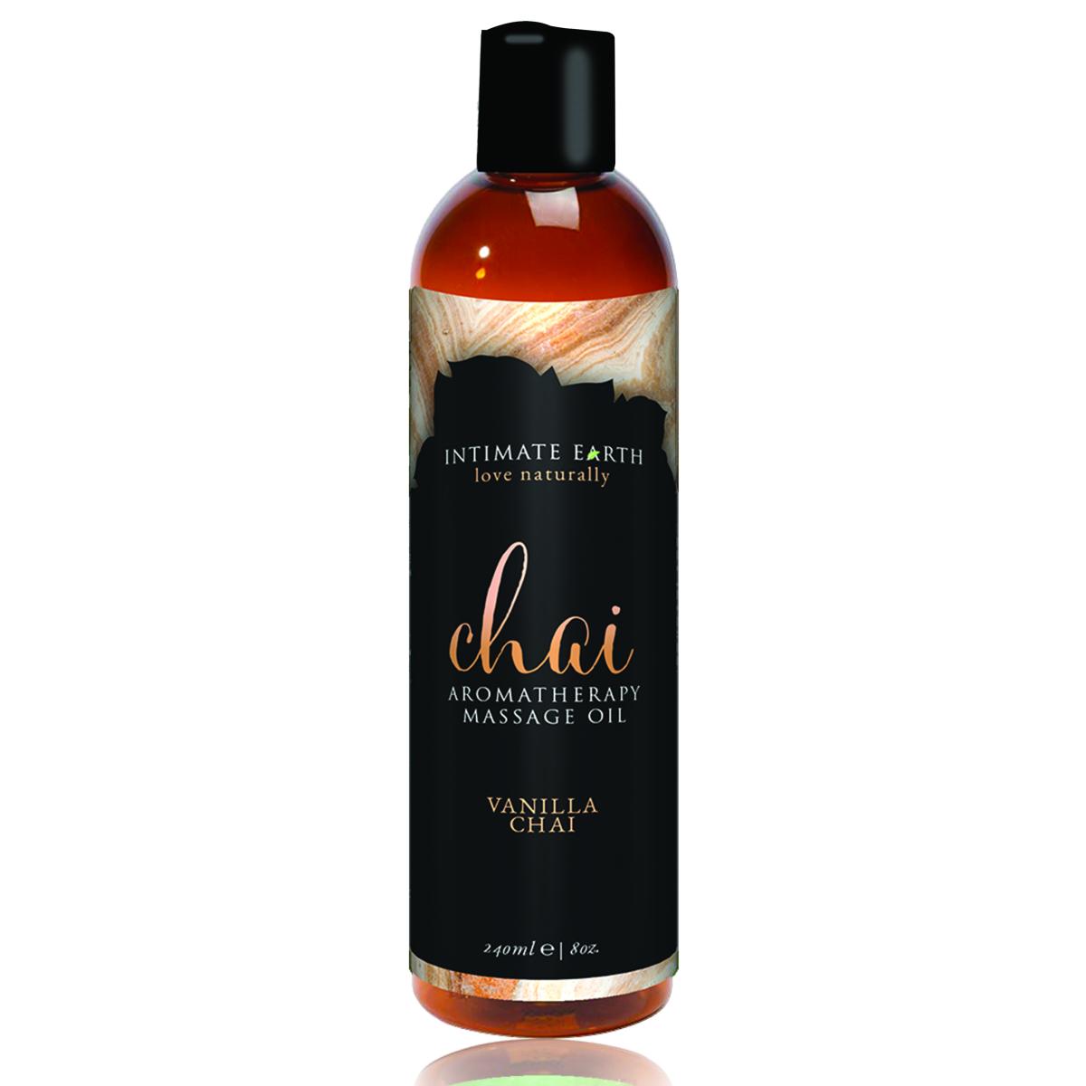 Intimate Earth Chai Aromatherapie Massageolie vanille chai geur 120 ml