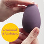 Handformaat vergelijking Je Joue Mimi Soft zwart - compacte discrete afmetingen