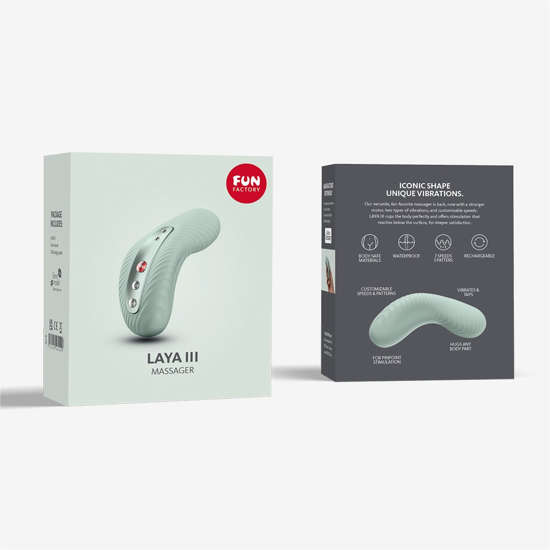 Sfeervolle productfoto Laya 3 stimulator in elegante setting
