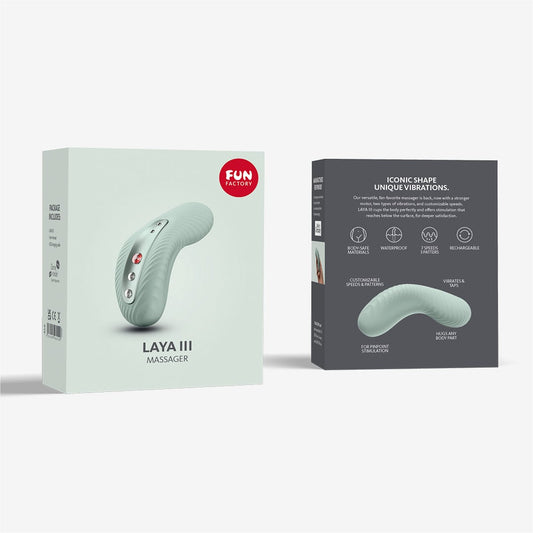 Sfeervolle productfoto Laya 3 stimulator in elegante setting