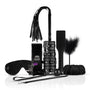 10-delige zwarte bondageset Black Fantasy voor beginners