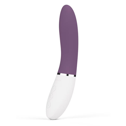 Lelo Liv 3 vibrator in plum, volledig aanzicht