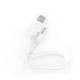 Zwarte USB-oplader van De Paarse Keizerin voor Lelo intimate wellness producten op witte achtergrond