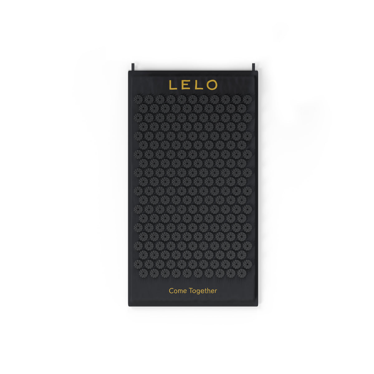 Zwarte spijkermat zonder kussen recht van boven, Relax Body Mat van LELO