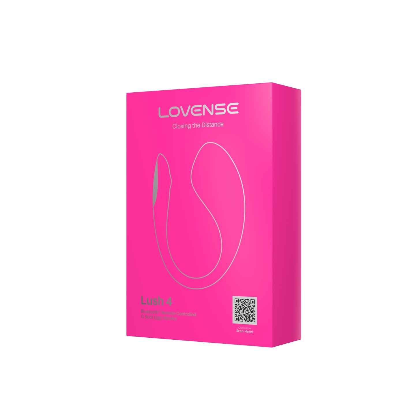 Close-up van bedieningsknoppen en premium siliconen materiaal van de Lovense Lush 4 intimate stimulator