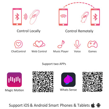 Overzicht van de app: lokaal en op afstand bedienen, chat, muziek, stem en spelletjes