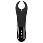 Fun Factory Manta vibrating stroker in zwart met bedieningsknoppen