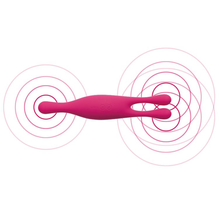 Svakom Marin vibrator met weergave van twee vibrationsmotoren aan beide uiteinden