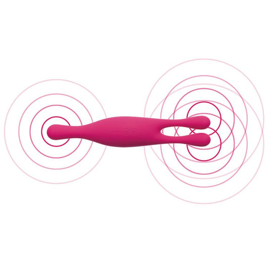 Svakom Marin vibrator met weergave van twee vibrationsmotoren aan beide uiteinden