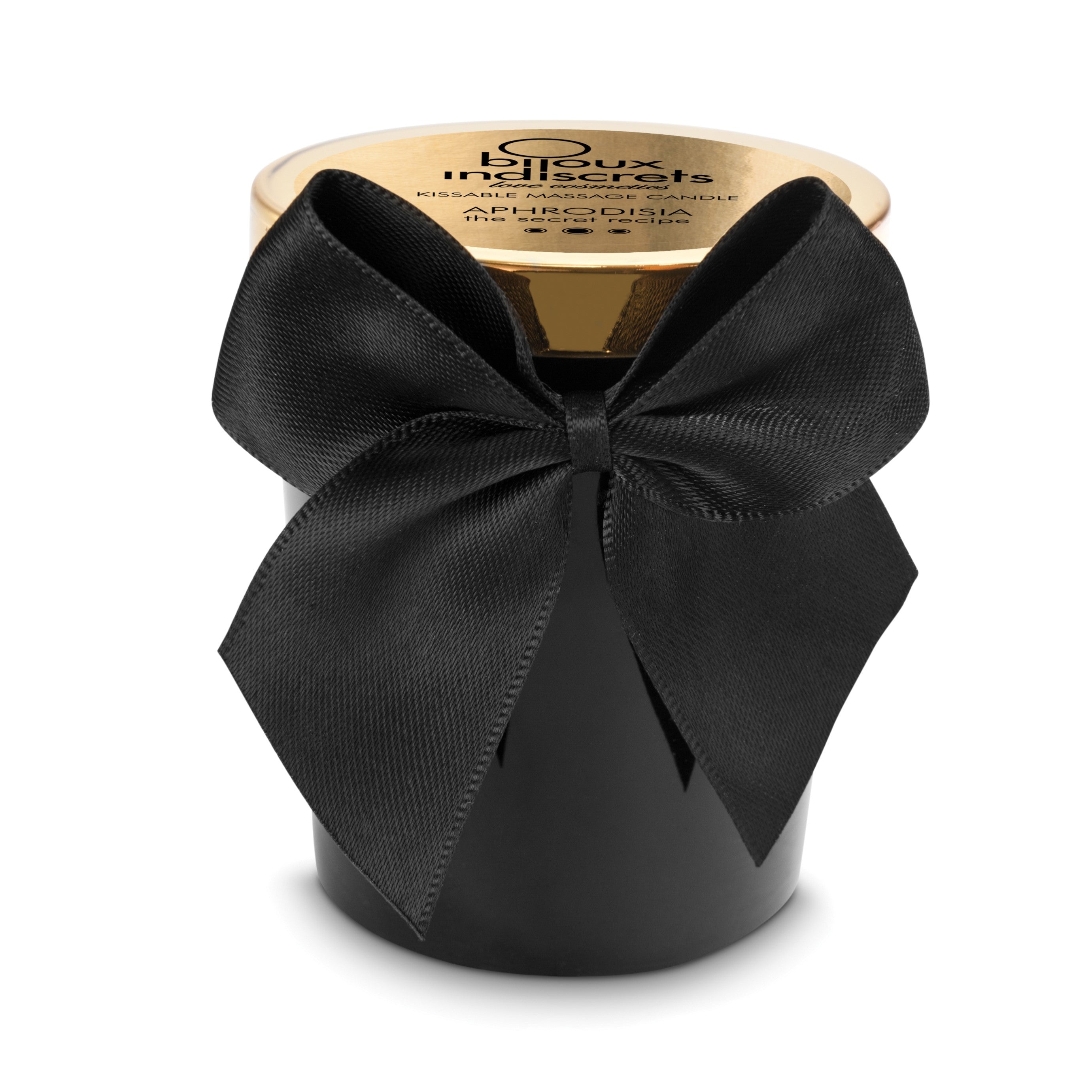 Massagekaars Aphrodisia van De Paarse Keizerin op witte achtergrond